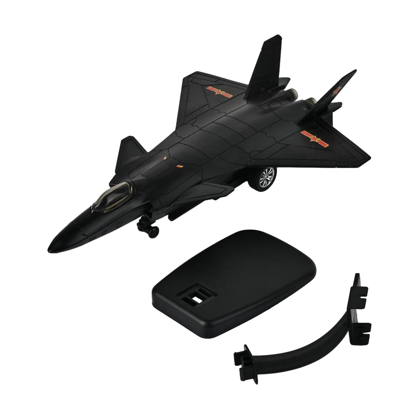 Toys Uncle Diecast Aeroplane Scale Model, (1:400 Fighter Aeroplane with Light and Sound (Type 12))