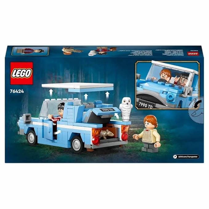 LEGO Harry Potter Flying Ford Anglia Fantasy Toy Playset 76424