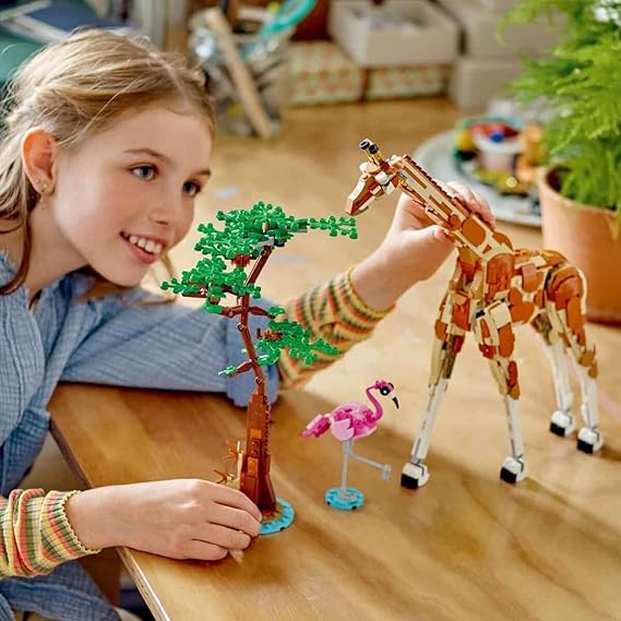 LEGO Creator Wild Safari Animals Set, Giraffe, Gazelles and Lion 31150