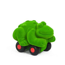 RUBBABU Animal On Wheels Made by Natural Rubber Safe & Soft Toy for Kids, Baby,Girl, Boy & Toddlers-Multicolor (Pack of 8)