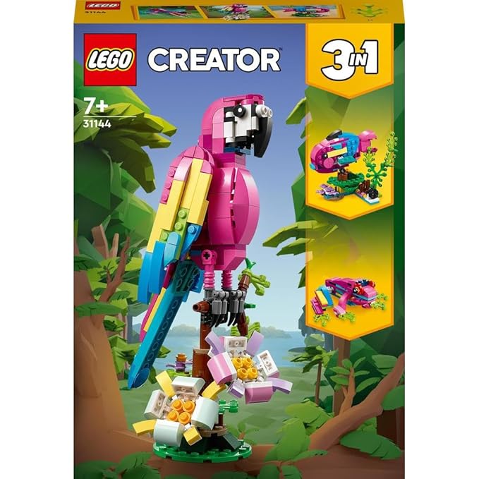 Exotic Pink Parrot 31144