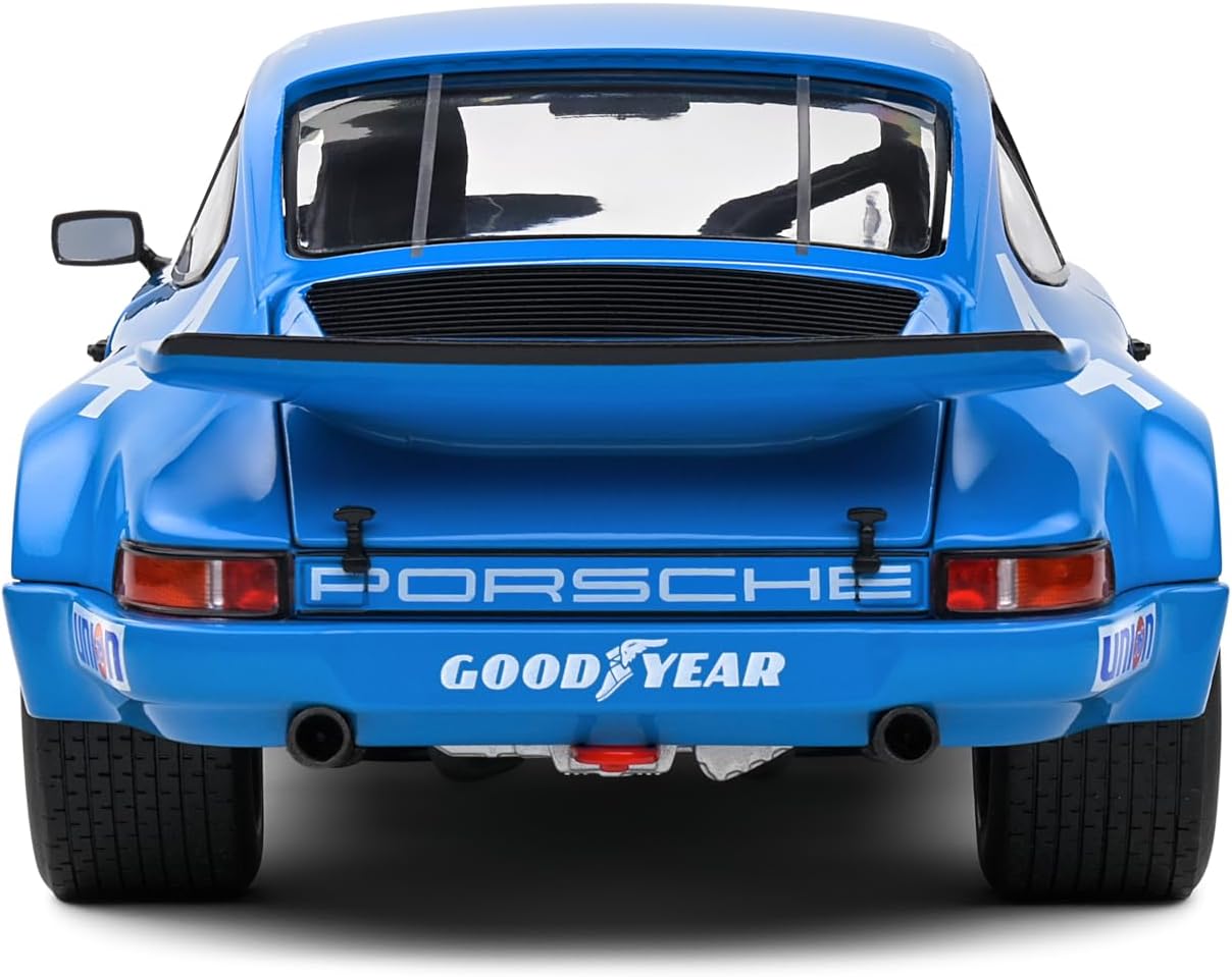 Solido 1:18 Porsche 911 IROC Blue 4 Follmer IROC Riverside 1974