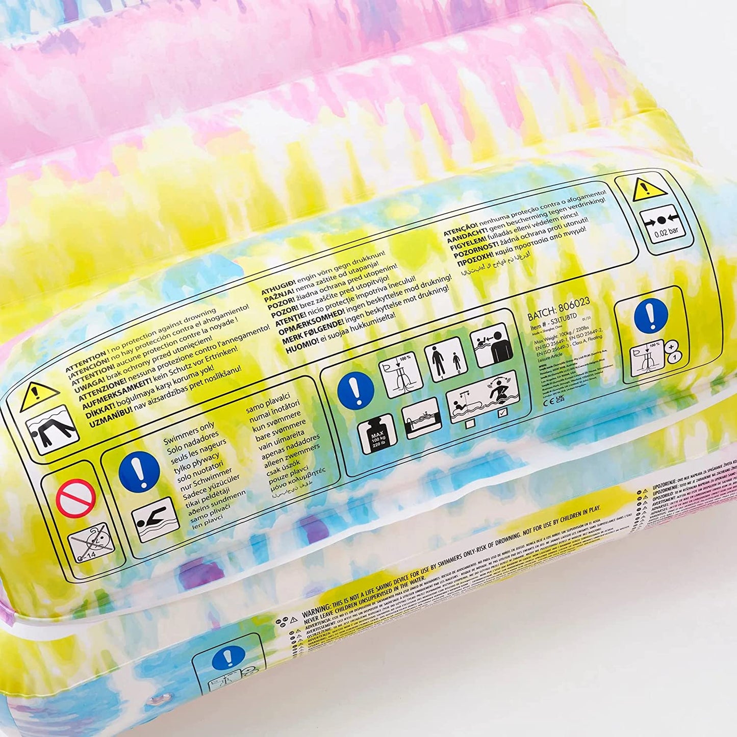 Sunnylife Lilo Lounger | Tie Dye Sorbet