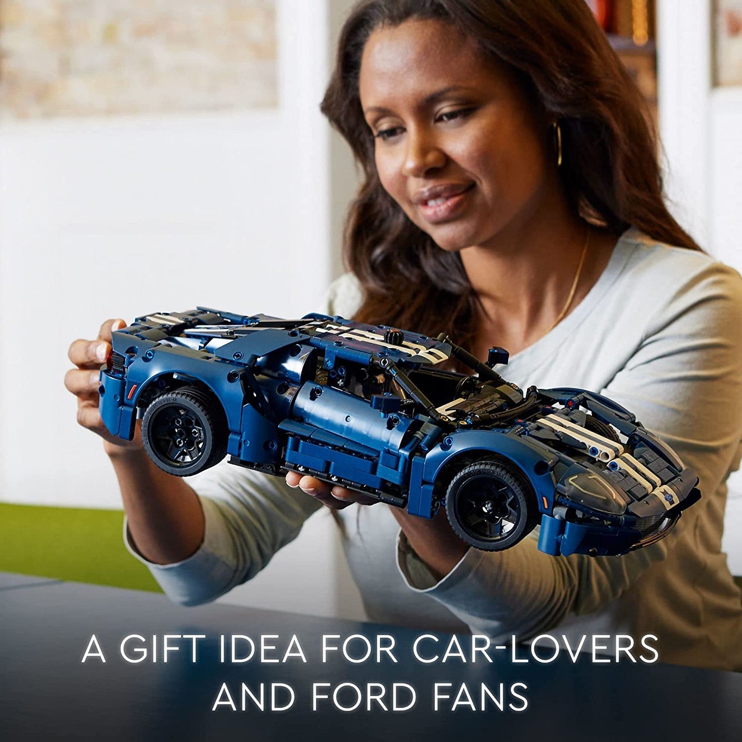 LEGO Technic 2022 Ford GT 42154 Car Model Kit for Adults to Build, 1:12 Scale Supercar with Authentic Features, Collectible Set, Idea That Fuels Creativity and Imagination