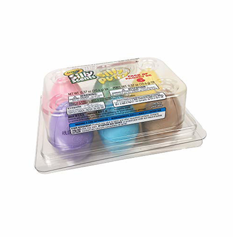 Crayola Silly Putty Silly Scents 6Count Egg Pack, Scented Putty, Gift for Kids