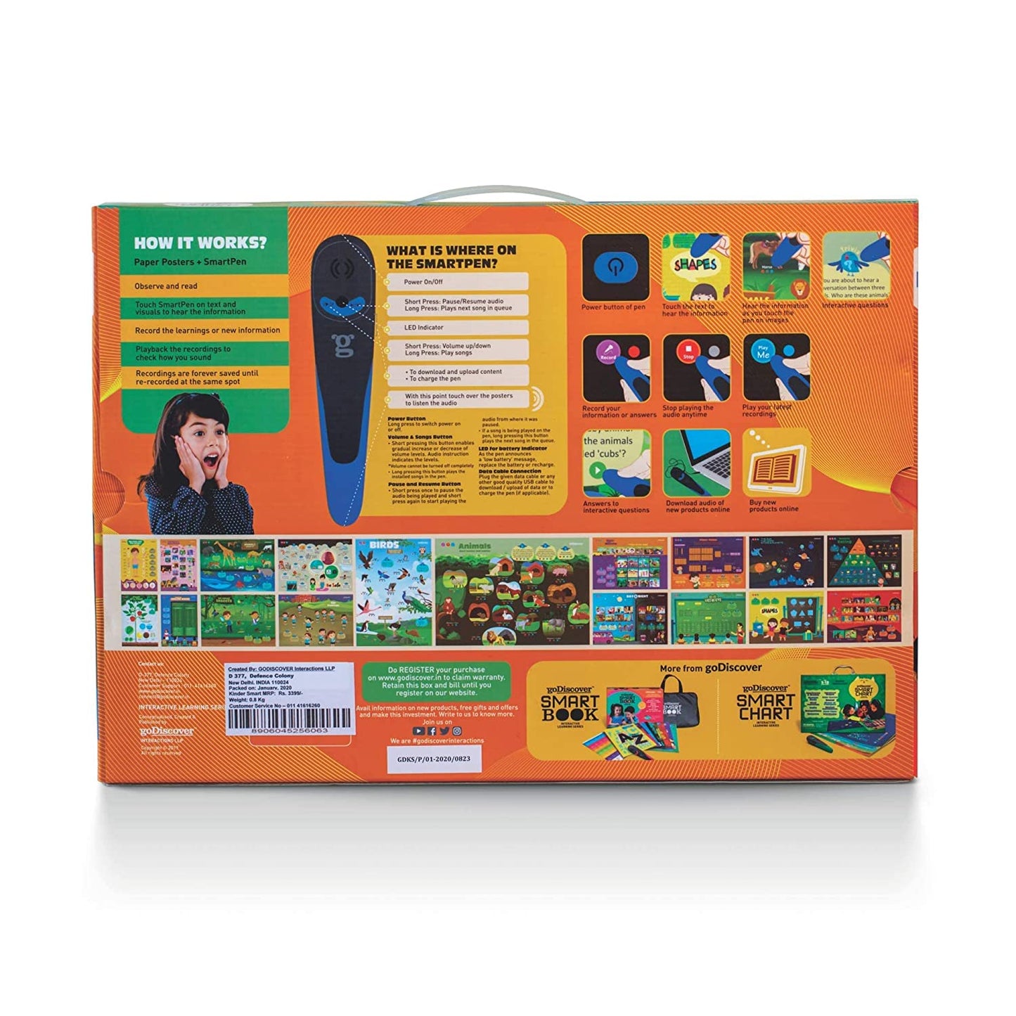 goDiscover Kinder Smart Interactive Learning Series (color Multi) for 3 years - 6 years