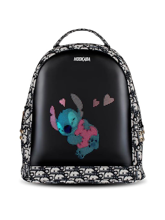 Hookaba Dazz Roll LED Backpack | Smart Pixel Display Bag | App Controlled, USB charge, Programmable Screen & Water Resistant