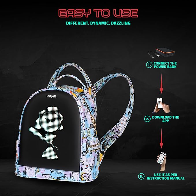 DAZZROLL WOMEN LED BACKPACK