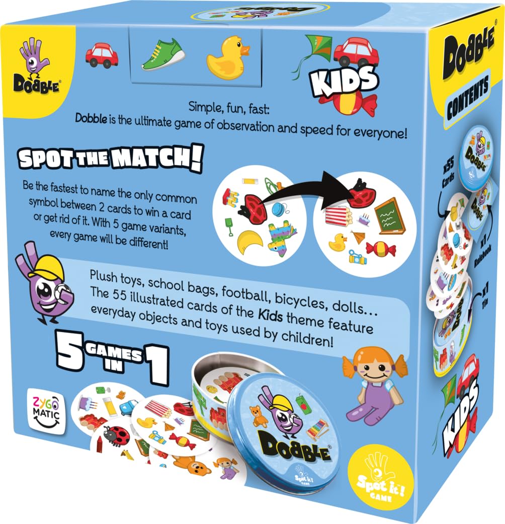 Dobble Kids by Asmodee (PACK OF 6)
