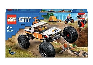 LEGO City 4x4 Off-Roader Adventures 60387 Building Toy Set (252 Pcs),Multicolor