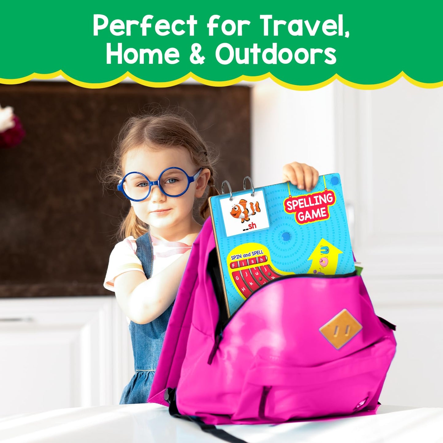 Smartivity Spelling Game Learning Toy for Kids 4-8 Years Old I 50+ Picture Cards I Birthday Gift I Educational Word & Vocabulary Building Toy with Rotating Letter Wheels I Travel-Friendly(PACK OF 6)