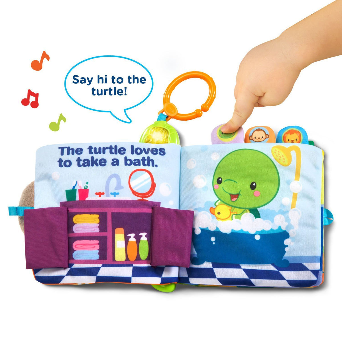 VTech Peek & Play Baby Book – Interactive Early Learning Toy for Infants