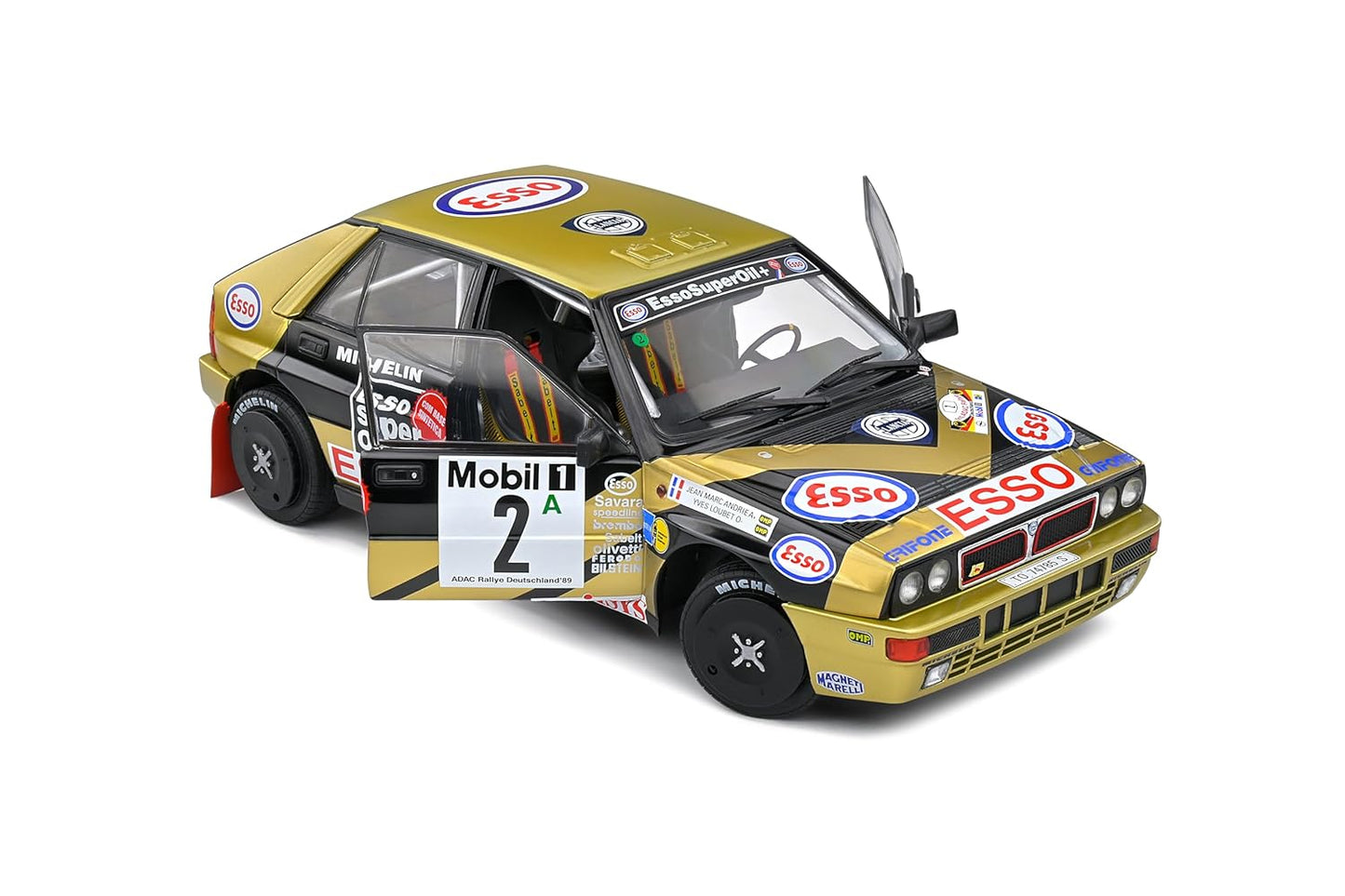 1:18 Lancia Delta Hf Integrale Black Adac Rally Deutschland 1989