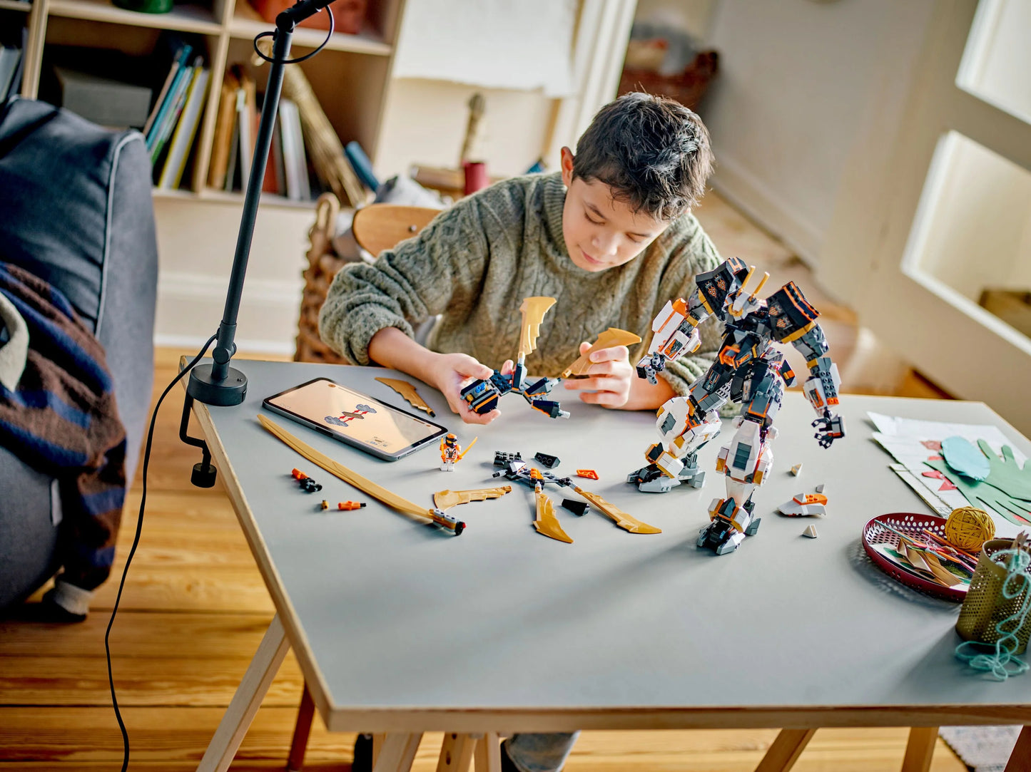 NINJAGO® Cole’s Titan Dragon Mech Adventure Toy 71821 Building Kit