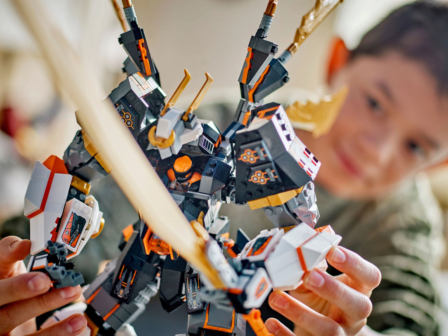 NINJAGO® Cole’s Titan Dragon Mech Adventure Toy 71821 Building Kit