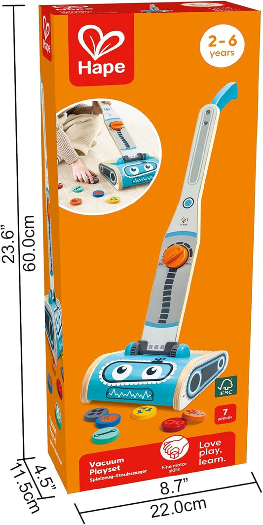 Hape Vacuum Playset | Pretend Vacuum Play Set