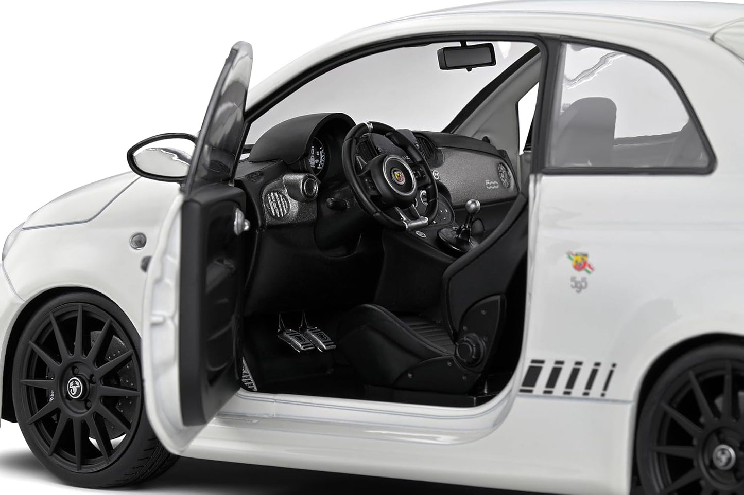 SOLIDO 1:18 Fiat F595 Abarth White 2022