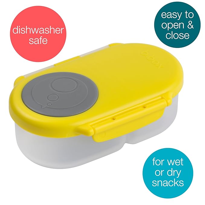 b.box Snackbox-Lemon Sherbet Yellow Grey cat no 683