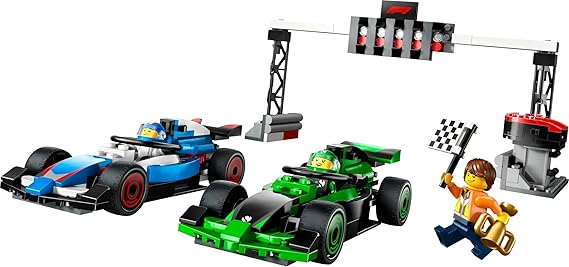 LEGO City F1 Grid with VCARB & Sauber Race Cars 60474