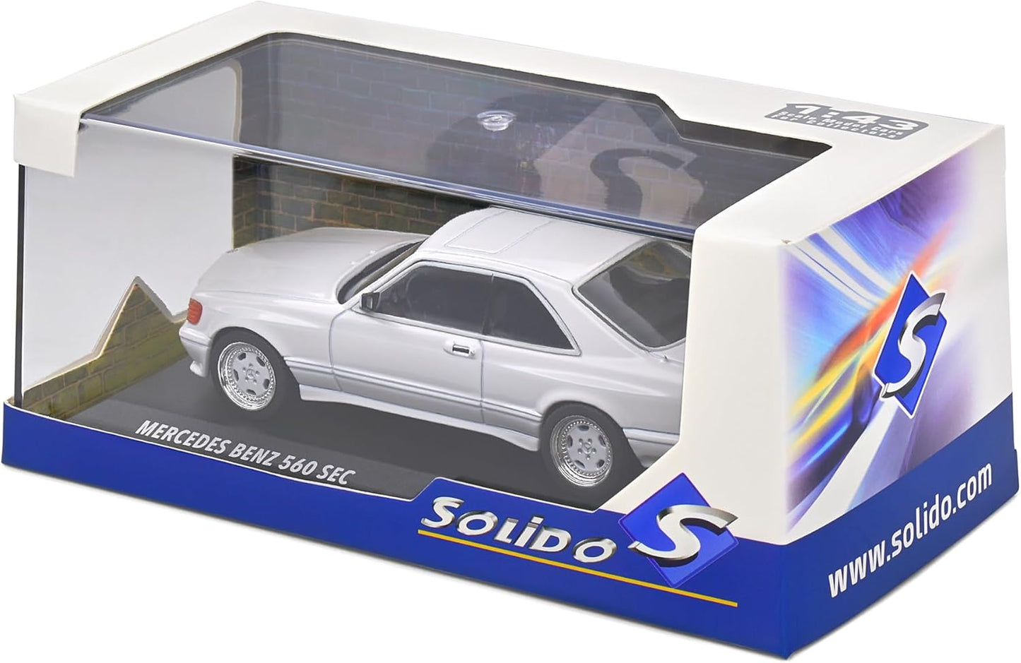 Solido 1:43 Mercedes SEC 560 AMG Widebody White