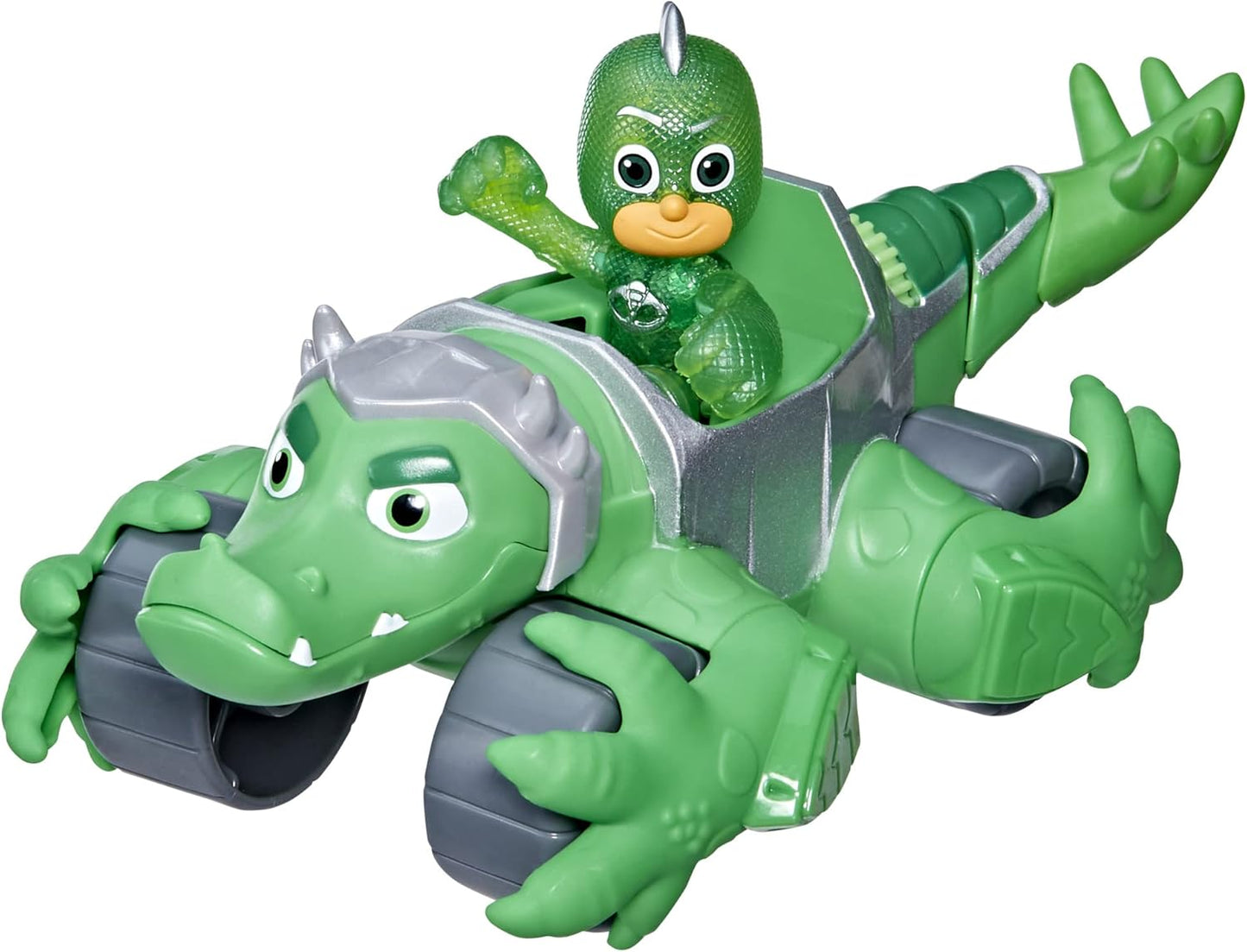 PJ Masks Animal Power Gekko Animal Rider Deluxe Vehicle Preschool Toy, Power Lizard Toy with Gekko Action Figure, Ages 3 and Up
