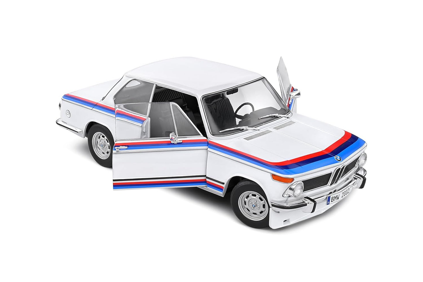 Solido 1:18 BMW 2002 TII Turbo Evocation White 1971 – Classic Die-Cast Model for Collectors