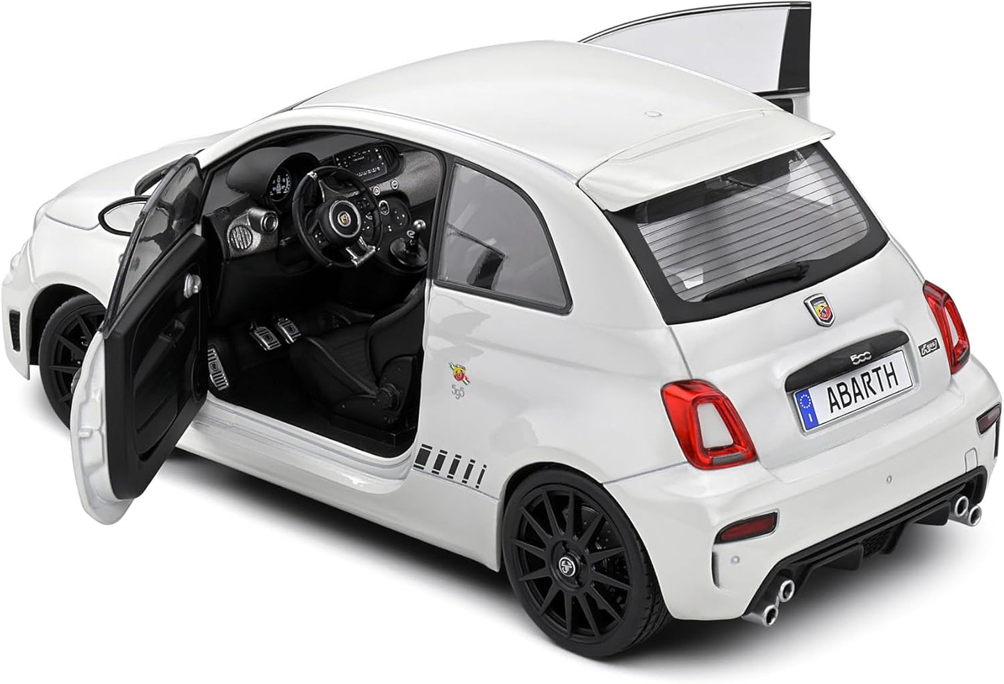 SOLIDO 1:18 Fiat F595 Abarth White 2022