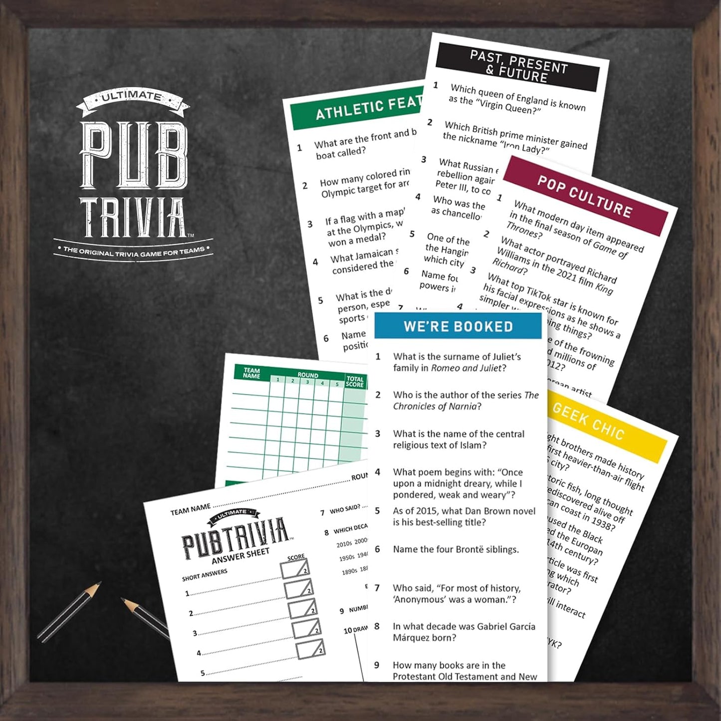 Funskool Ultimate Pub Trivia, Strategy Game, Card Game, Board Game for Kids (PACK OF 6)