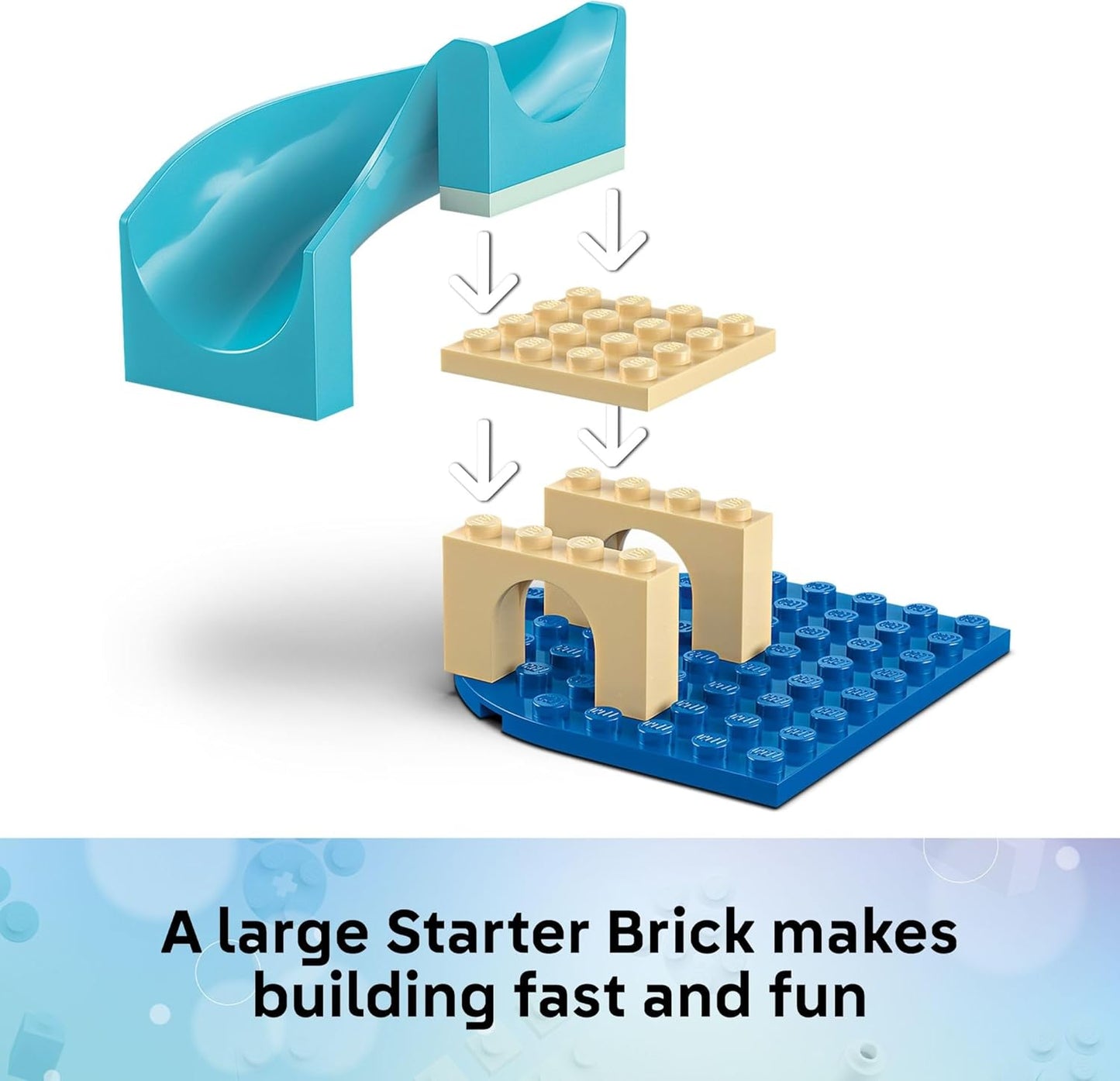 LEGO Gabby’s Dollhouse Mermaid Gabby’s Aquarium Adventure Building Blocks