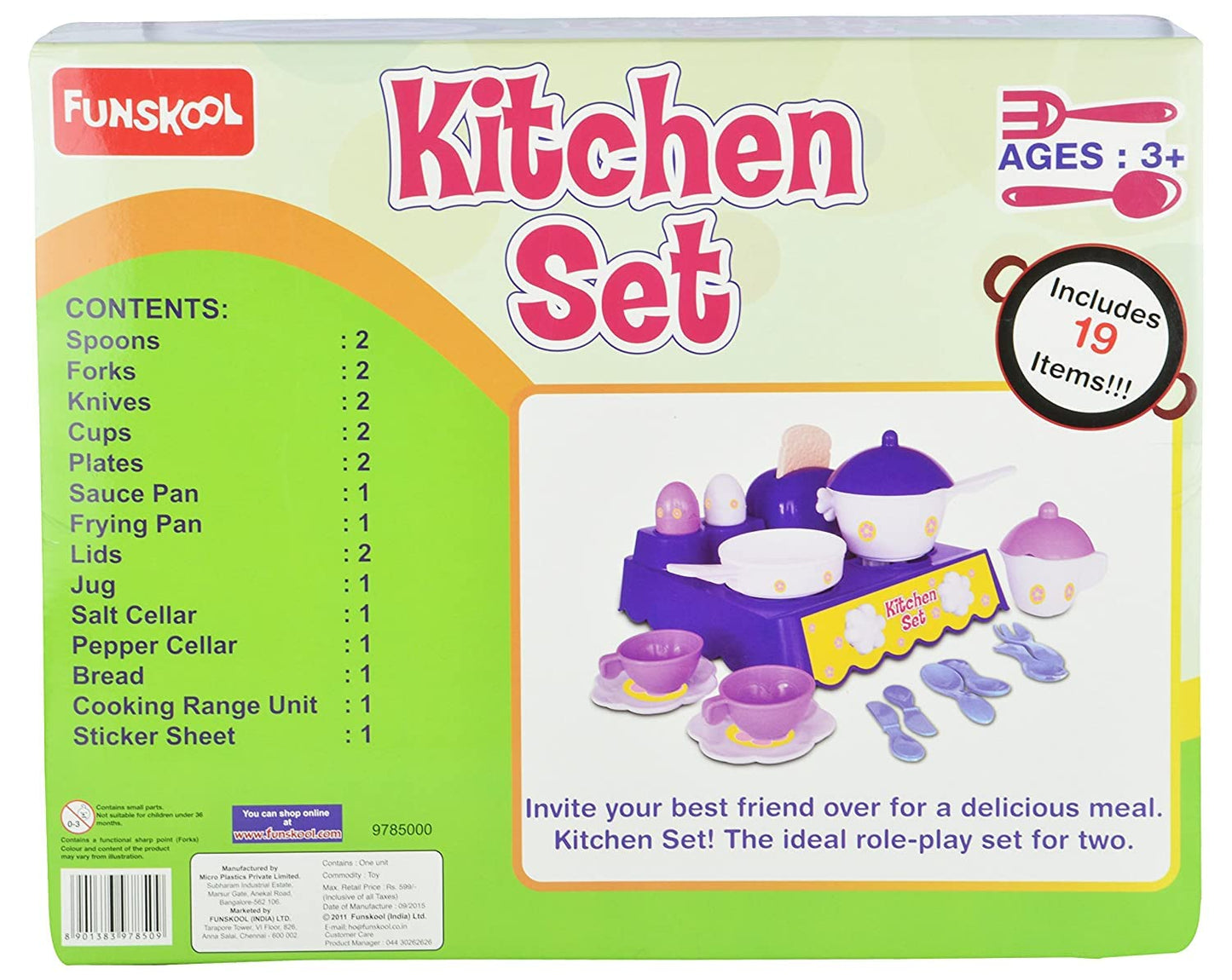 Giggles Kitchen Set (PACK OF 6)