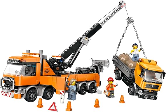 LEGO City Heavy-Duty Recovery Tow Truck with Crane Toy Construction Kit 60467