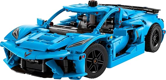 LEGO Technic Chevrolet Corvette Stingray Blue Car Model Kit 42217