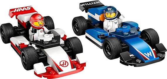 LEGO City F1 Williams Racing & Haas F1 Race Cars  60464