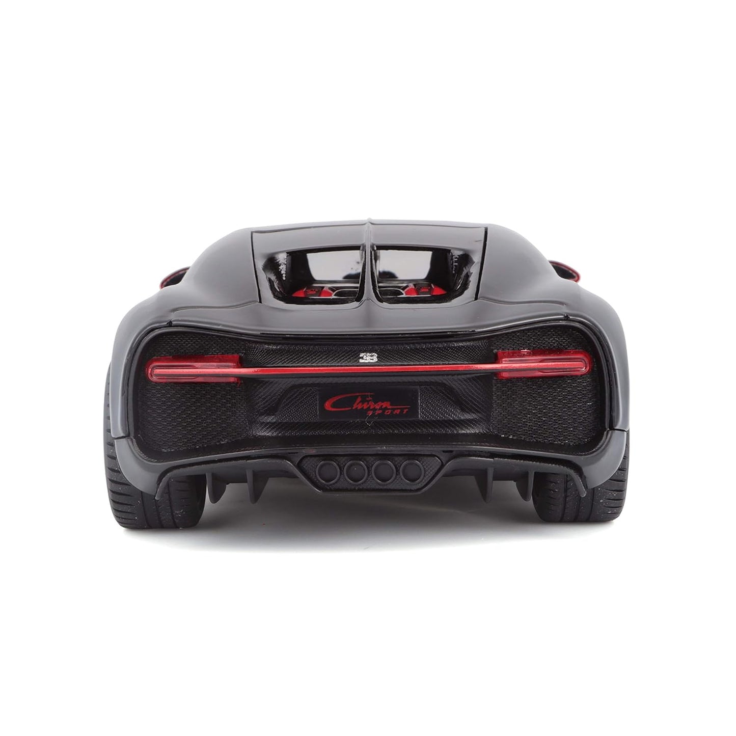 Maisto 1:24 Special Edition Bugatti Chiron Sport, Black/red