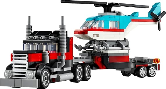 LEGO Creator Flatbed Truck with Helicopter Vehicle 31146