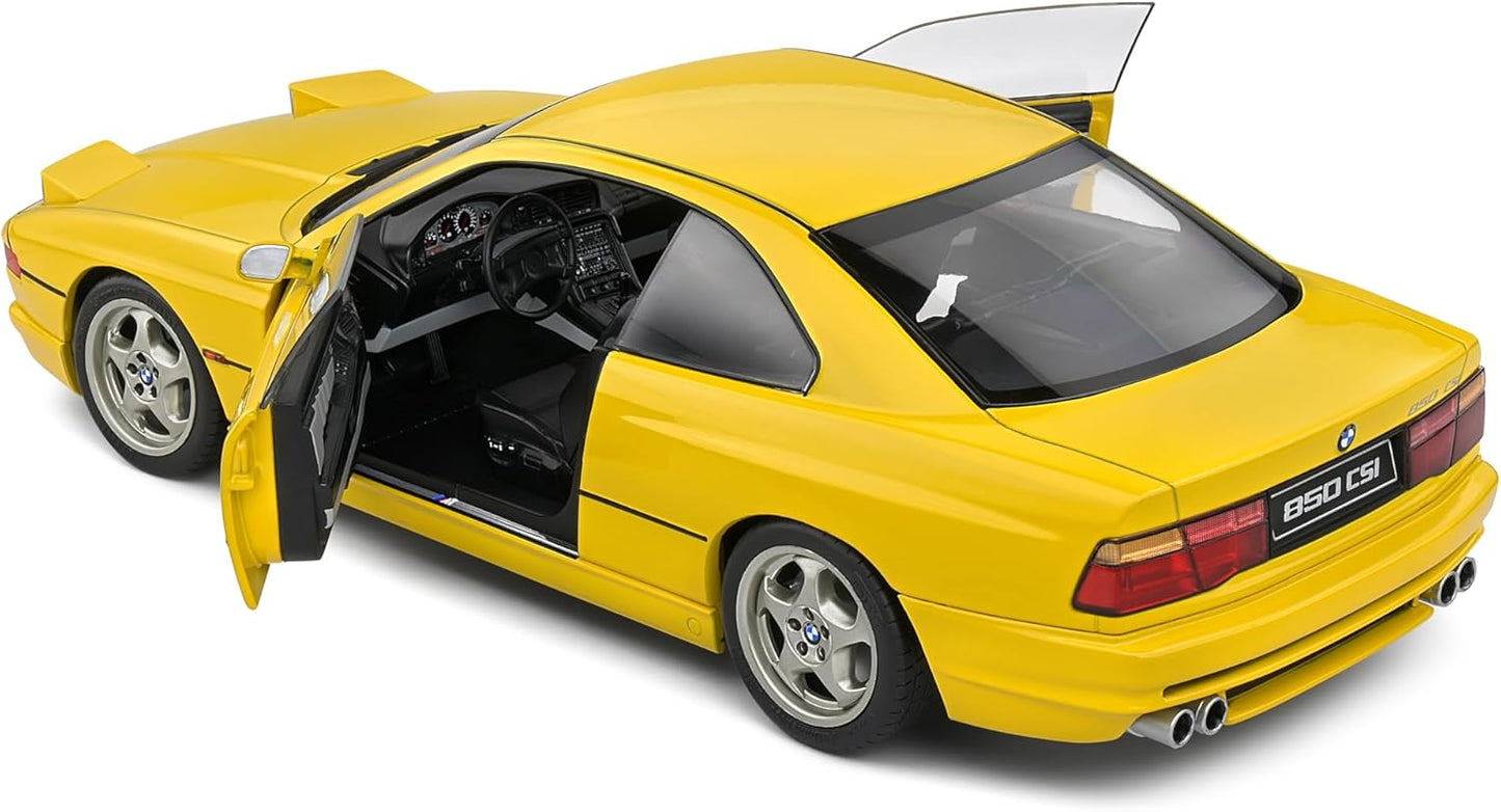 Solido 1:18 BMW 850 (E31) CSI Dakar Yellow 1990