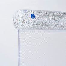SUNNYLiFE Transparent Inflatable Bolster Hammock Float Glitter
