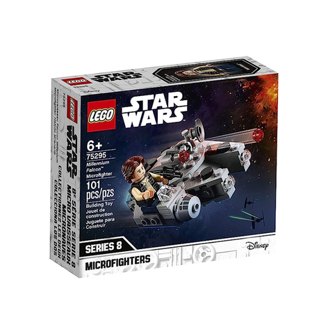 New 2021 Lego Star Wars Millennium Falcon Microfighter 75295 Building Kit; Awesome Construction Toy for Kids (Black, 101 Pieces)