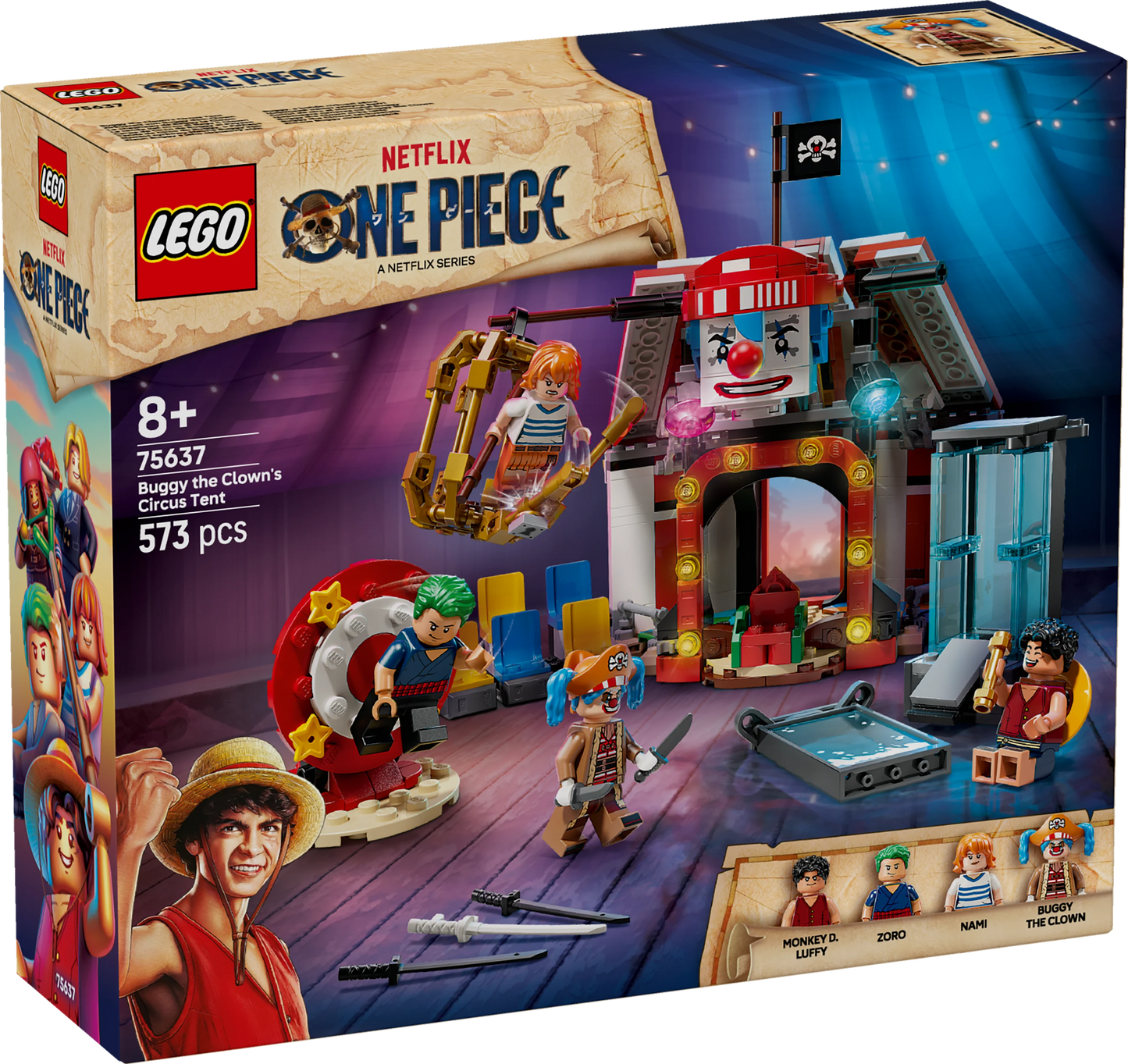 ONE PIECE Buggy the Clown’s Circus Tent 75637 Building Kit