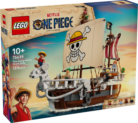 ONE PIECE The Going Merry Pirate Ship, Boat Set 75639 Building Kit