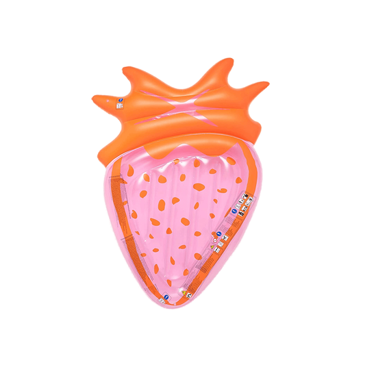 Luxe Lie-On Float | Strawberry Pink Berry