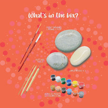 Kalakaram Paint Your Own Dot Mandala Art Rocks, Dot Mandala Stone Art Utility Box Painting Kit, DIY Painting Craft Kit for Kids and Adults, Gifts for Girls, 3 Large Rocks, All Tools and Paints, Multicolor