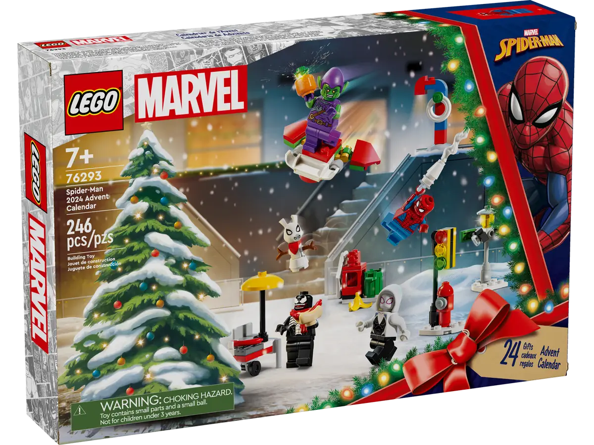 LEGO Marvel Spider-Man 2024 Advent Calendar 76293 Building Blocks Toys for 7+ Gift for Boys and Girls