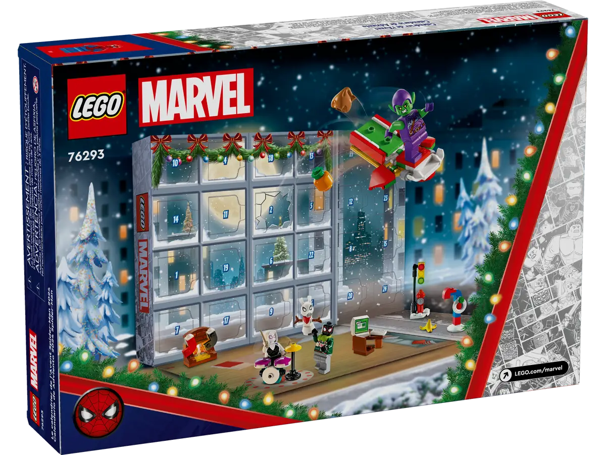 LEGO Marvel Spider-Man 2024 Advent Calendar 76293 Building Blocks Toys for 7+ Gift for Boys and Girls