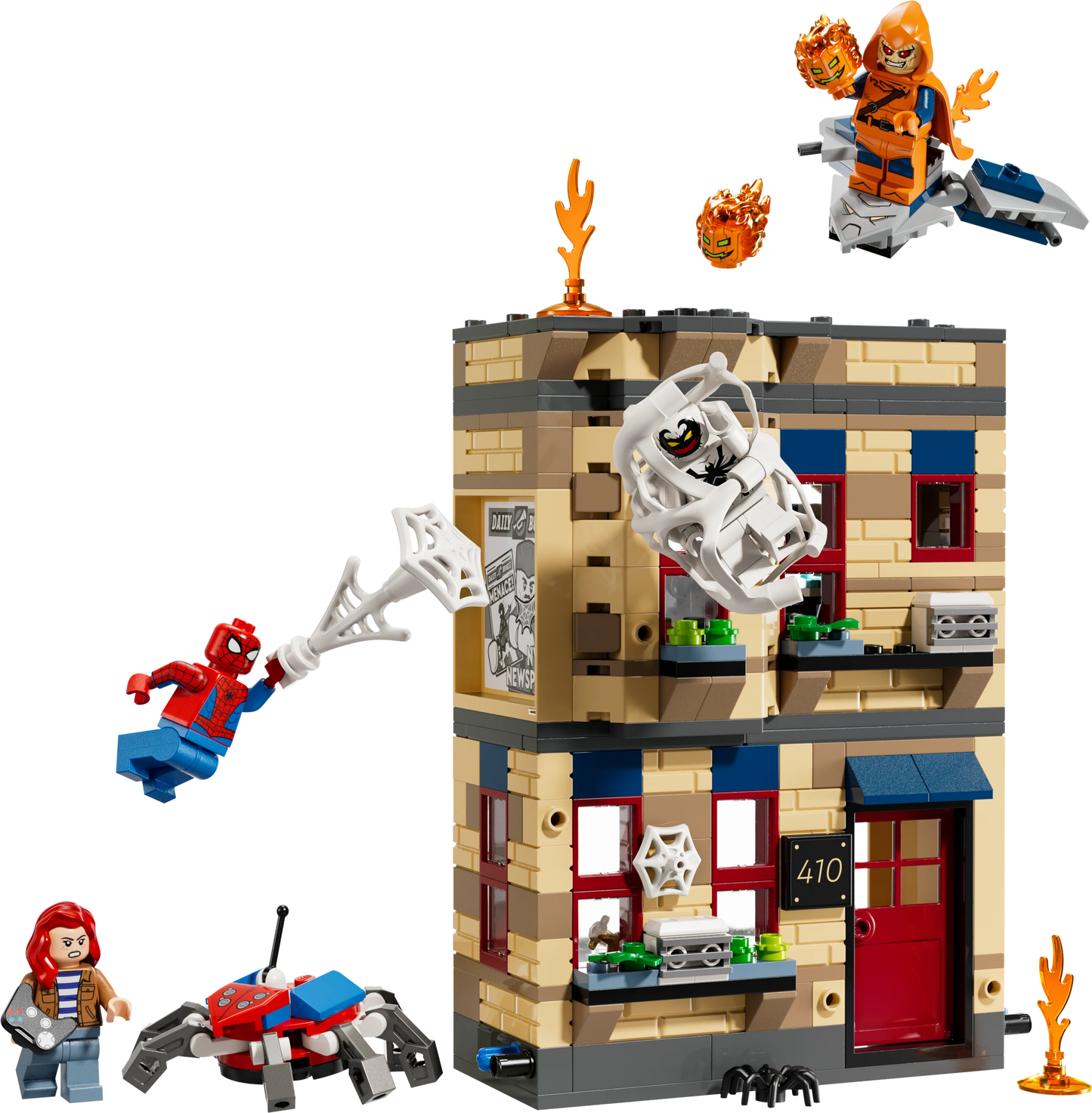 Marvel Peter Parker’s Apartment Super Hero Battle 76317 Building Kit