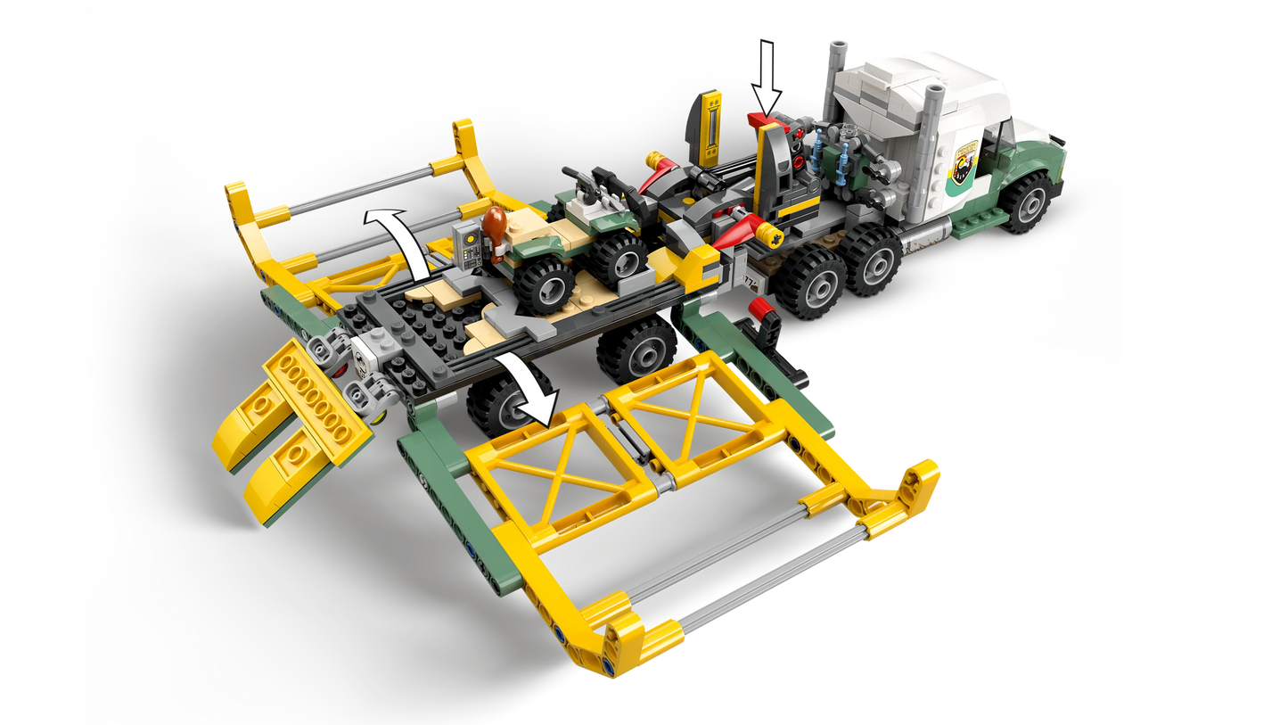 Jurassic World Dinosaur Missions: Allosaurus Transport Truck 76966 Building Kit