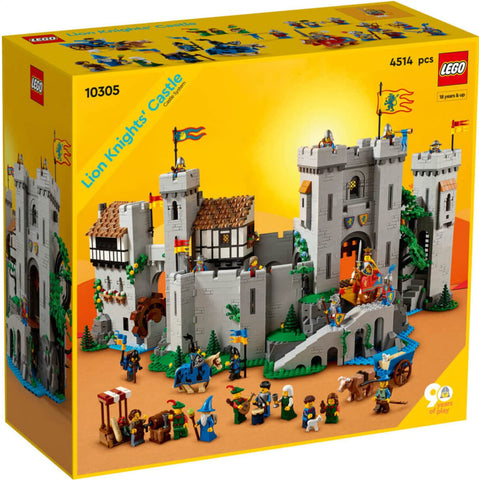 LEGO Lion Knights' Castle 10305 Building Kit (4|514 Pieces)|Multicolor