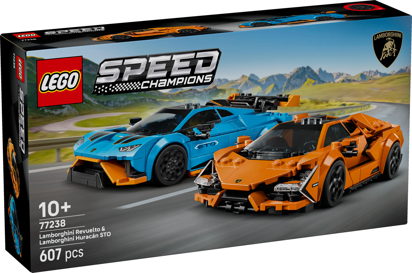 Speed Champions Lamborghini Revuelto & Huracán STO 77238 Building Kit