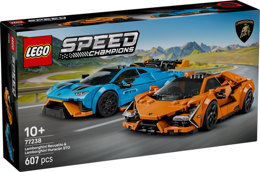 Speed Champions Lamborghini Revuelto & Huracán STO 77238 Building Kit