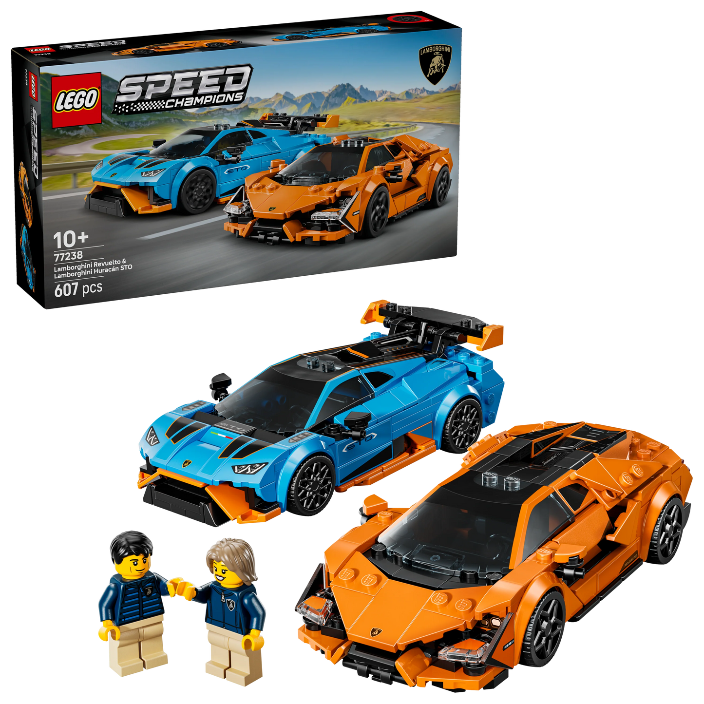 Speed Champions Lamborghini Revuelto & Huracán STO 77238 Building Kit